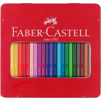 Preview: Faber-Castell Colour Grip Buntstifte 24er Blechetui